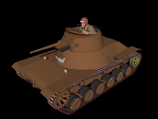 Digital Diorama Type89 Light Tank-01