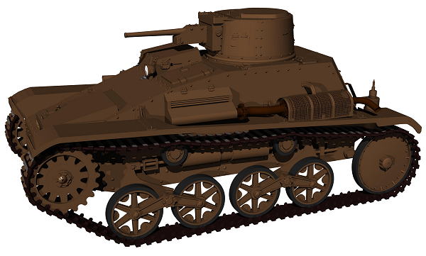 CG 日本陸軍 ９４式軽装甲車 TK/ホ号
