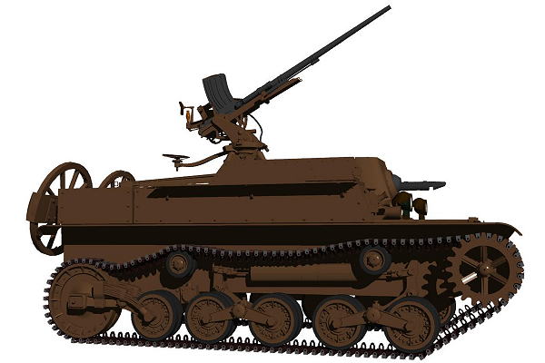 #1 Prototype antiaircraft tank(cal100)