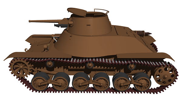Type 98 Light tank early prototype