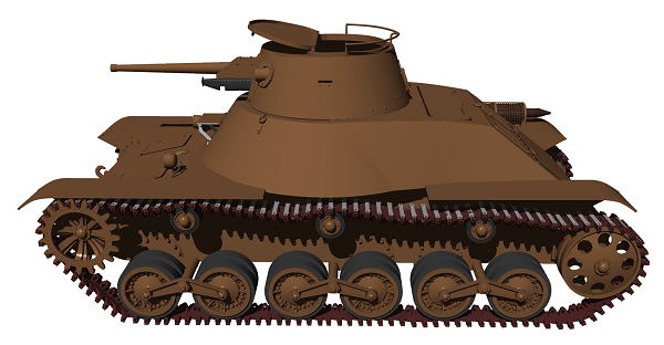 Type 98 Light tank latter prototype