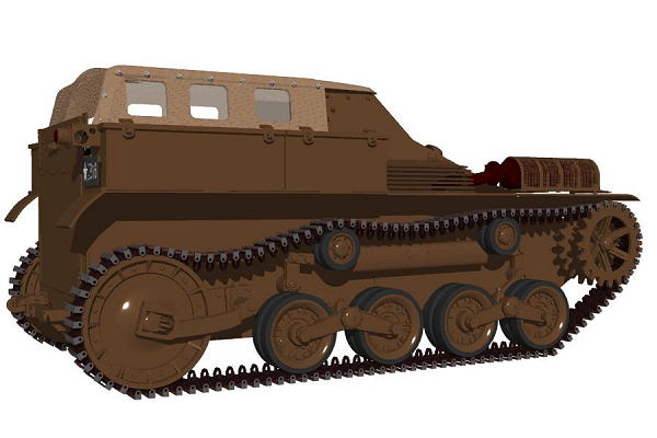 Type 98 Armored full-track(So-da) Reconstruction