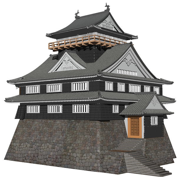 CG Himeji Castle at the time of 1581
