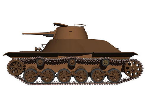 XWyԁiPjAj Self-Propellend Type 98 Light tank Ke-Ni A