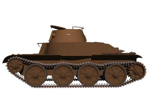 XWyԁiPjBjSelf-Propellend Type 98 Light tank Ke-Ni B