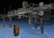 ISS国際宇宙船と補給船「こうのとり」